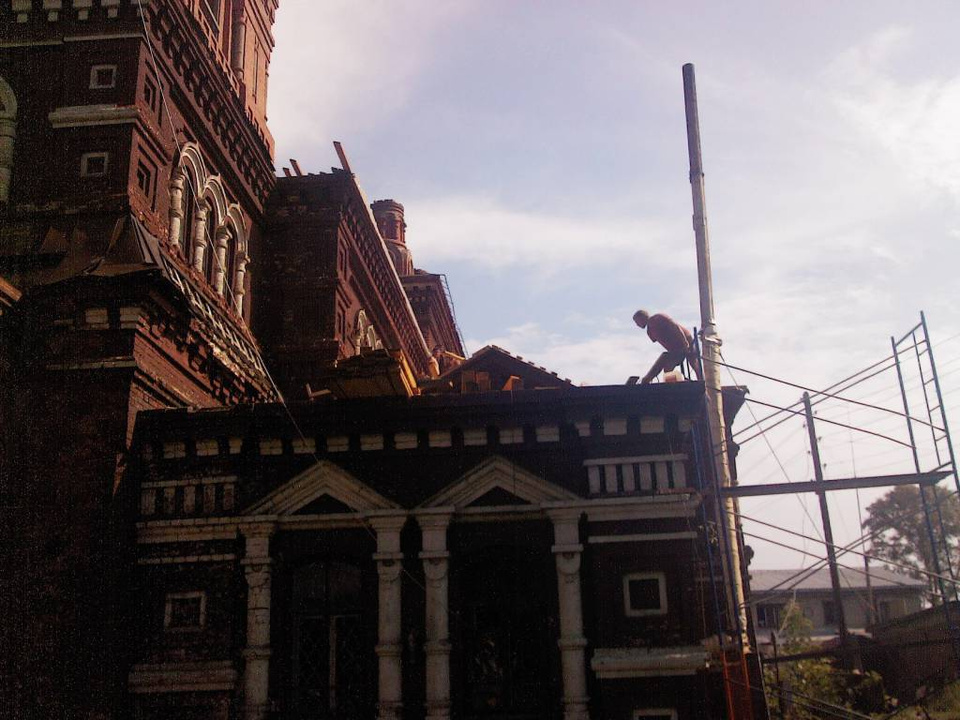 Реставрация Никольской церкви в самом разгаре