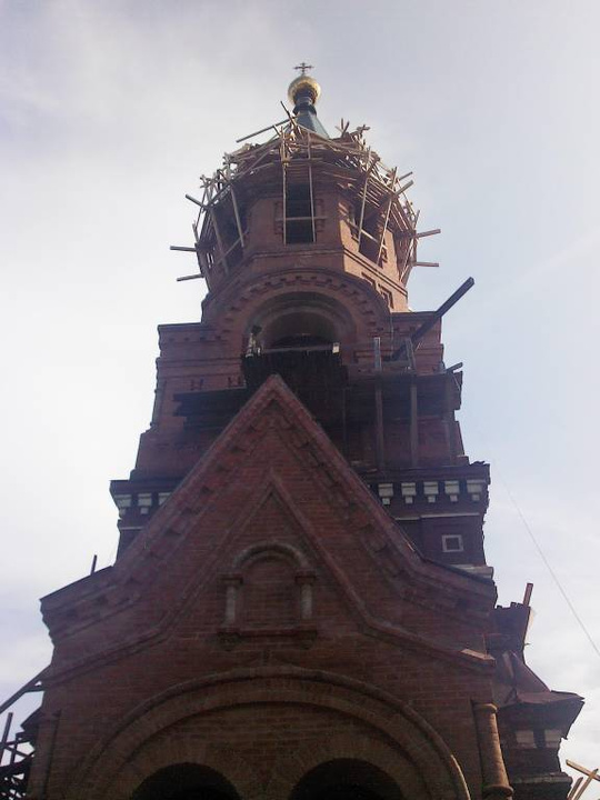 Реставрация Никольской церкви в самом разгаре