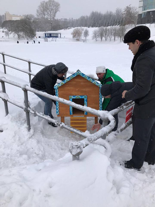 В Кирове построили домик для уток (ФОТО)