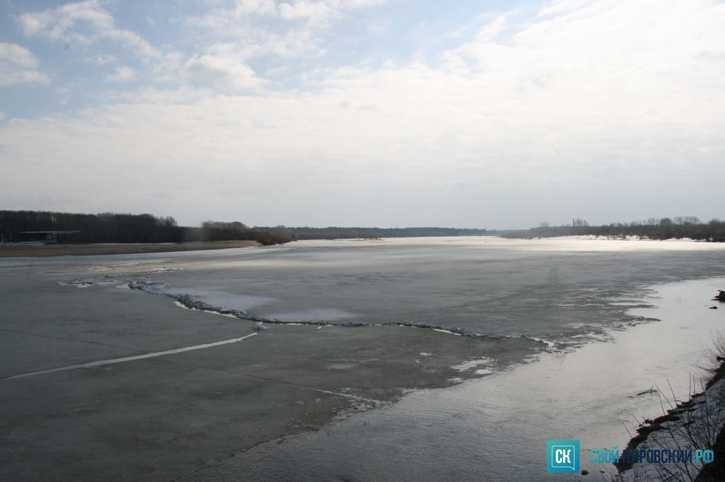 На Вятке в районе Кирова тронулся лёд