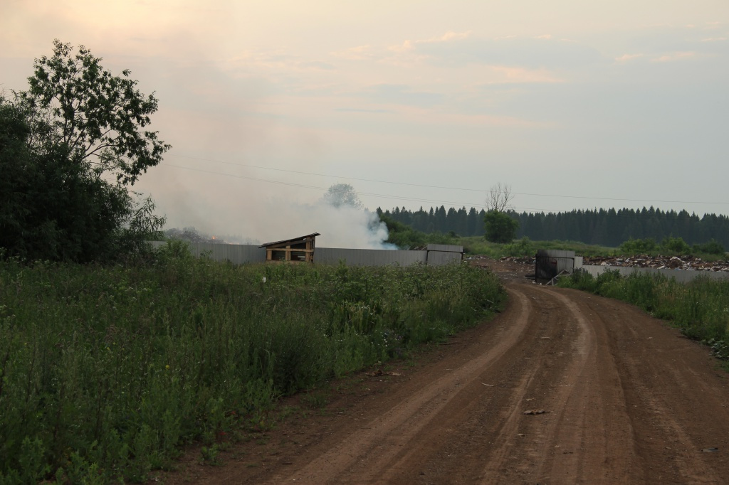Каждая пятая свалка в Кировской области горит (фото)