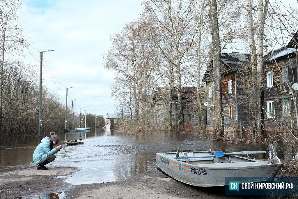 Половодье в Кирове. Фоторепортаж с затопленных улиц