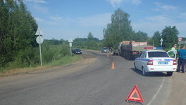 В Кирово-Чепецком районе мотоциклист врезался в «КамАЗ» и погиб