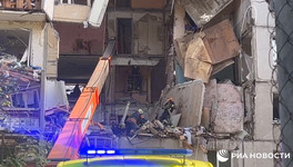 Часть конструкций взорвавшегося дома в Балашихе обрушилась во время разбора завалов
