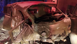 В Омутнинском районе столкнулись два легковых автомобиля и КамАЗ. Двое человек погибли