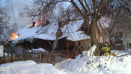 Известны подробности пожара в посёлке Новом. Видео