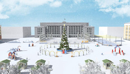 Благоустройство Театральной площади к Новому году обойдётся в 7,9 млн рублей