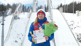 «Летающая лыжница» из Кирова выиграла медаль Чемпионата России