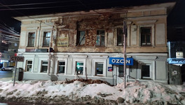 В Кирове обрушилась часть стены дома, отнесённого к объектам культурного наследия