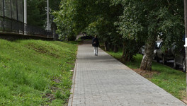 В Кирове ремонтируют тротуары возле детских садов и школ