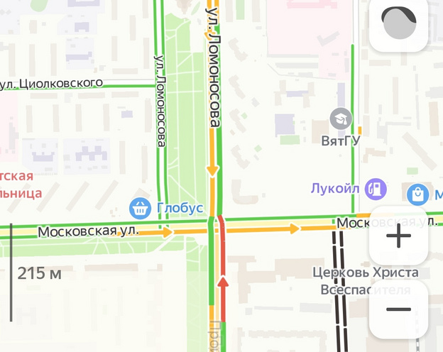 Утренние пробки 20 января: Московская, Ленина