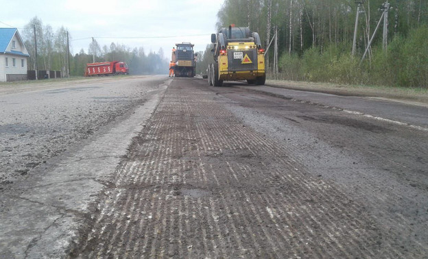 В Кировской области начали ремонтировать трассу Кырчаны - Нема - Кильмезь