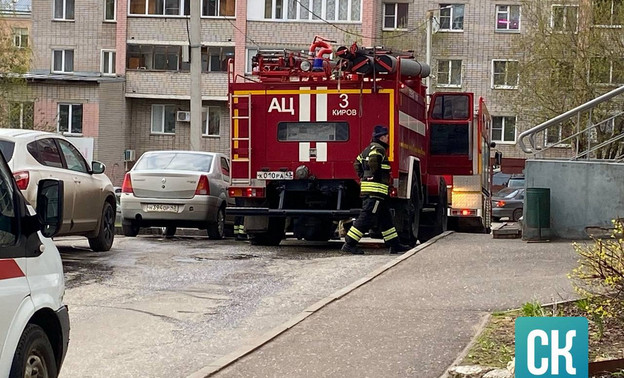 В Кирове на Красноармейской загорелась квартира из-за посудомойки