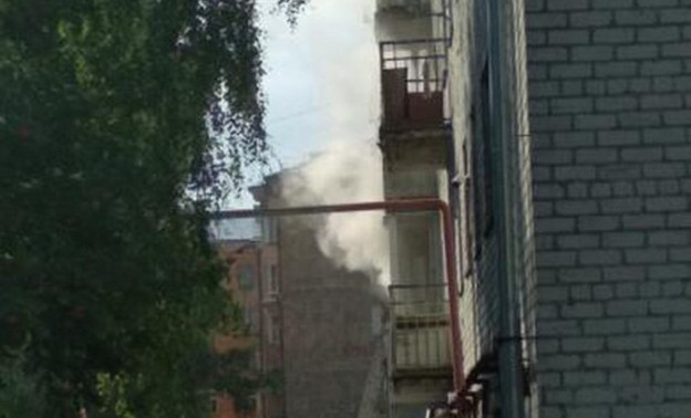 В жилой пятиэтажке в центре Кирова произошёл пожар