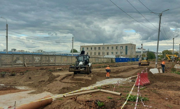 Ремонт Студенческого проезда в Кирове приостановят до весны