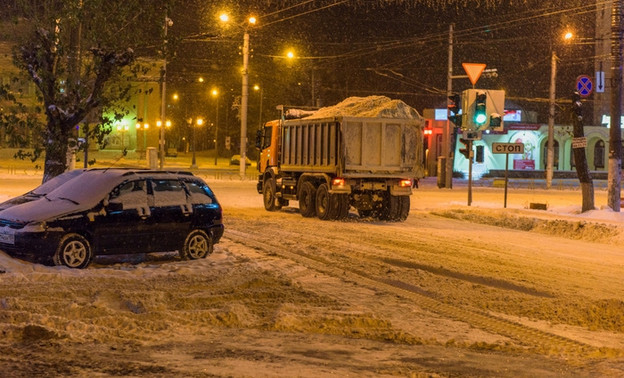 Центральные улицы Кирова убраны от снега
