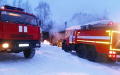 В Даровском районе из-за короткого замыкания сгорел жилой дом