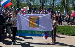 На ВДНХ развернули флаг Кировской области