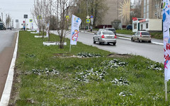 Микрорайон Радужный украшают флагами 650-летия Кирова