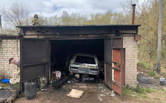 В Кировской области сгорел «Москвич» из-за сварочных работ