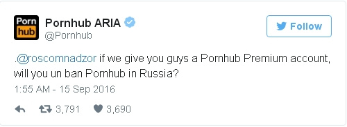 Печаль, беда. В России запретили сайты PornHub и YouPorn