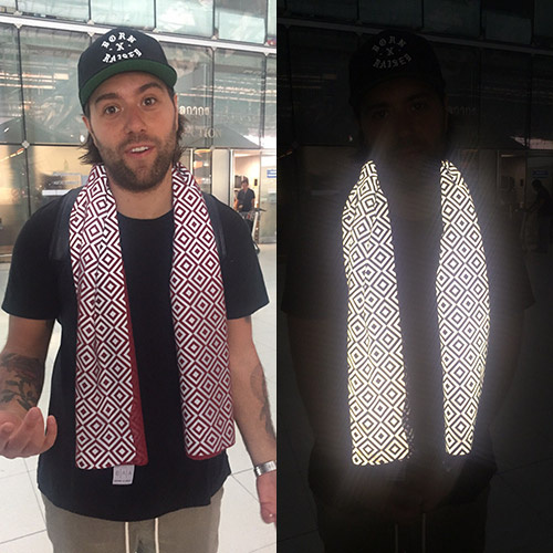 Датский дизайнер создал шарф-невидимку