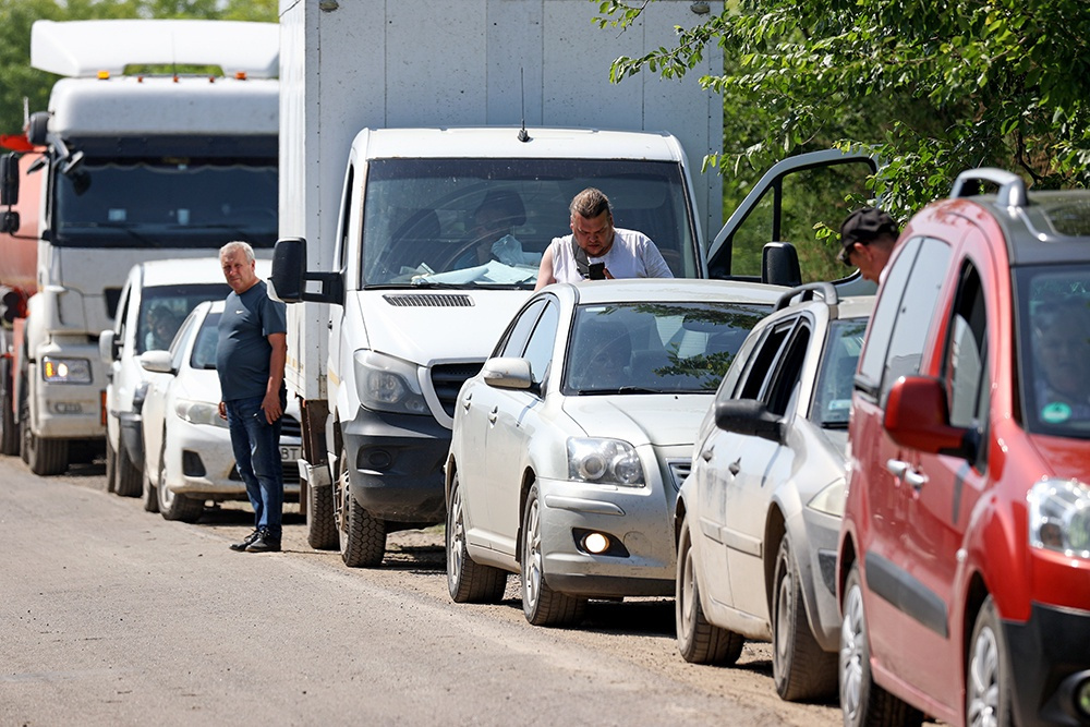 Крымский мост пробки сейчас онлайн карта