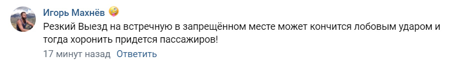 Водитель автобуса объехал кошку на дороге и получил за это штраф