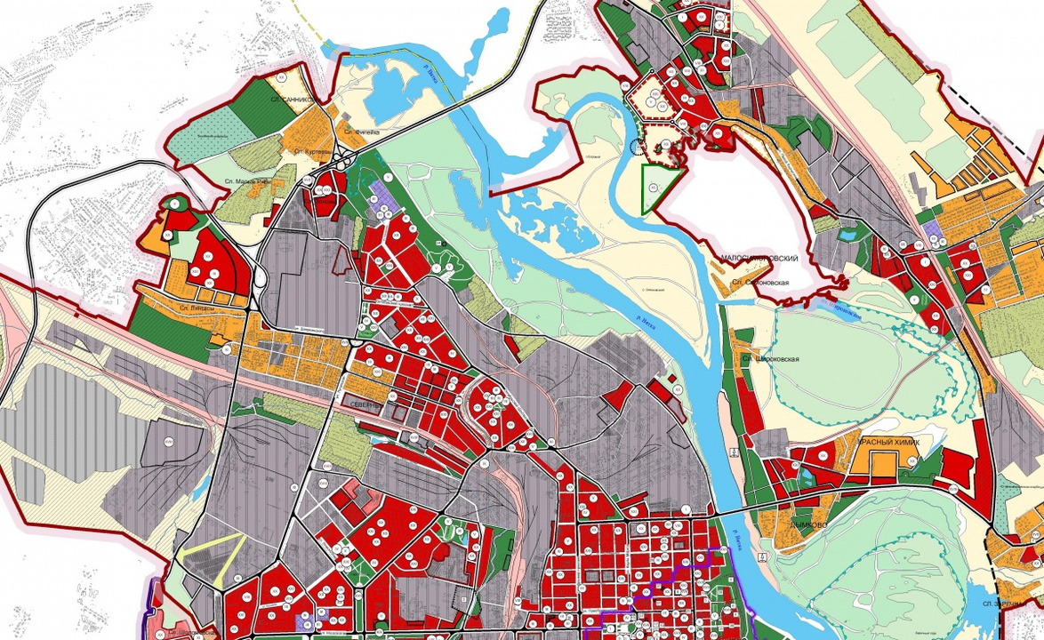Киров план застройки