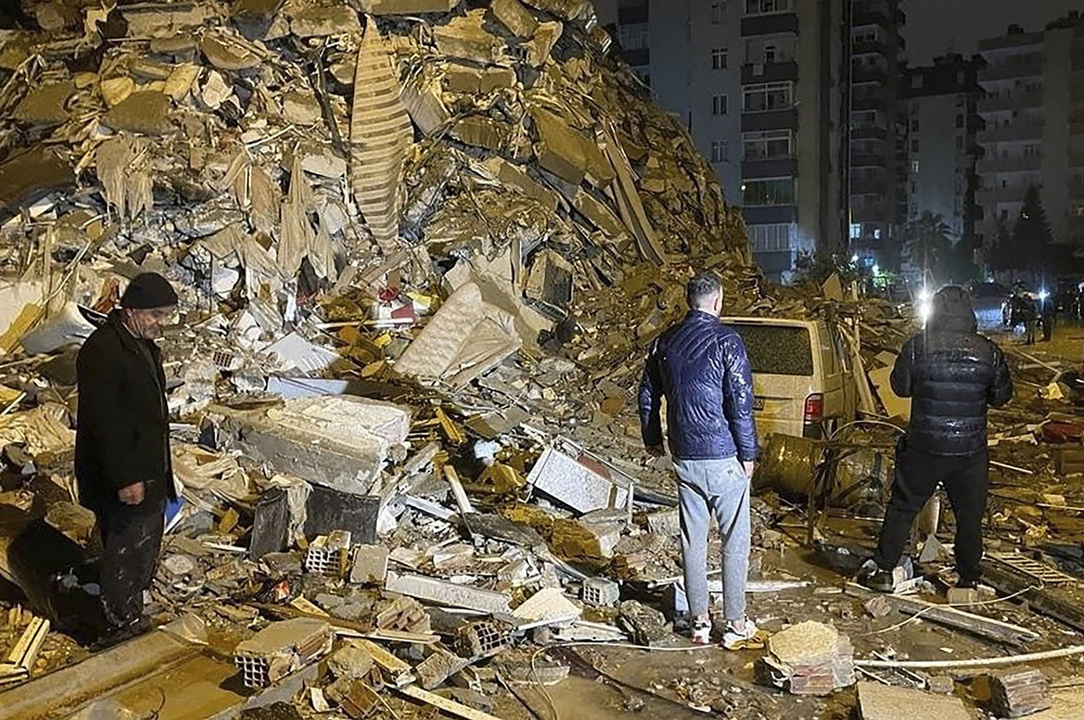Разрушительное землетресение в Турции и Сирии 