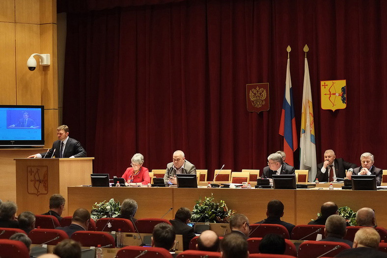 Никита Белых отчитался перед Законодательным Собранием по итогам 2015 года