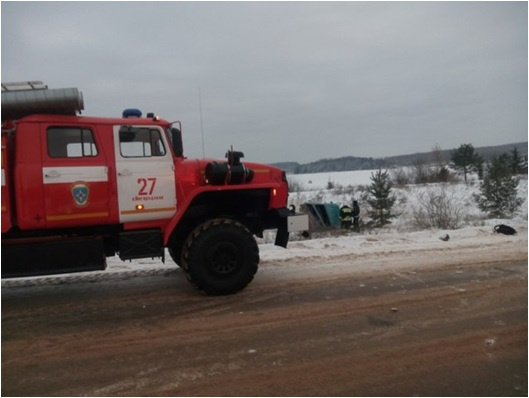 Житель Кировской области отправил свой автомобиль в кювет (ФОТО)