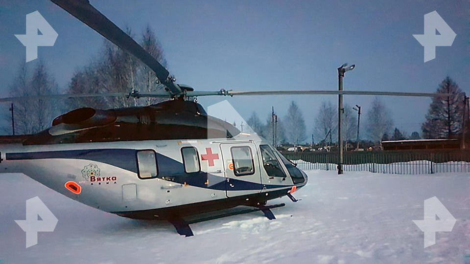 В Кировской области вертолёт с беременной на борту совершил вынужденную посадку