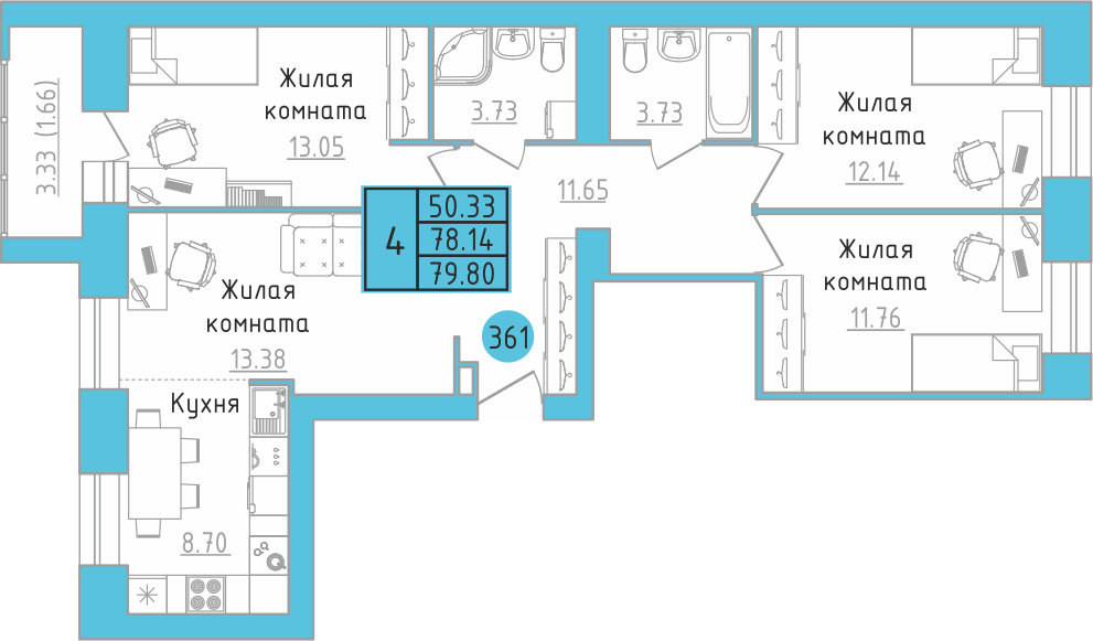 Полноценный кабинет и игровая зона: как выбрать квартиру, чтобы места хватило всем