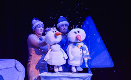 Солнышко и снежные человечки