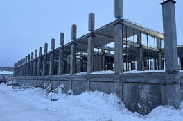 В Нолинске собирают каркас здания новой школы