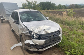 В Уржумском районе столкнулись питбайк и «Лада Гранта»