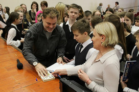 Писатель Олег Рой побывал в Кирово-Чепецке