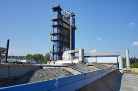 Асфальтобетонный завод в Омутнинске перевели на газ