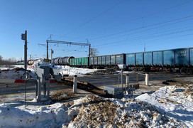 В Кировской области подняли сошедшие с путей вагоны