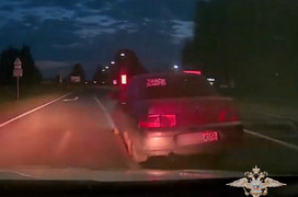 Погоня за пьяным водителем из Йошкар-Олы завершилась в Кировской области