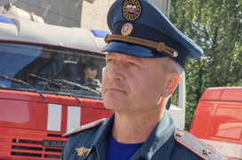 В Кировской области проводили на пенсию пожарного с 35-летним стажем