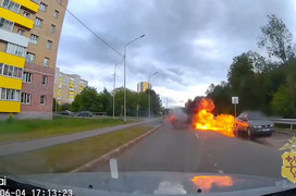 Кировчанин кинул на дорогу самодельную зажигательную «бомбу»