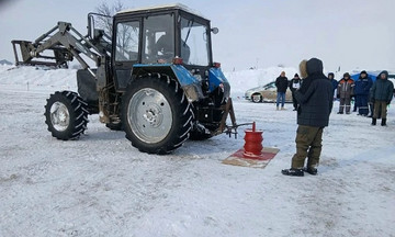 В Малмыжском районе прошла вторая зимняя спартакиада «Трактор-шоу»