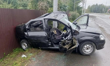 В Кирове водитель «Рено» погибла после наезда на опору ЛЭП