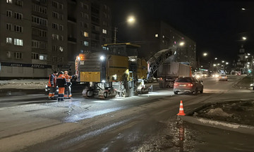 В Кирове возобновили ремонт дорог после снегопадов
