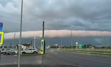 Рядом с Кировом заметили редкое облако