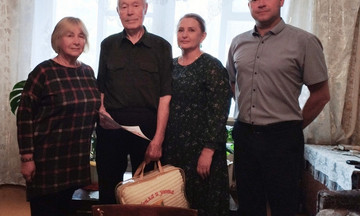 Житель Верхошижемья Борис Печёнкин отметил 90-летие