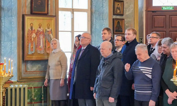 Соколов посетил церковь Рождества Иоанна Предтечи