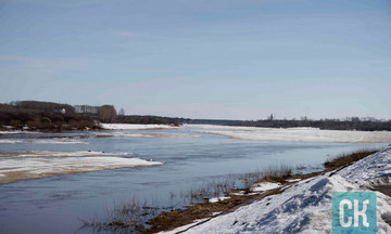 Уровень воды в Вятке у Кирова поднялся на 57 см за сутки